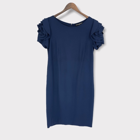 Pietro Brunelli Navy Capri Designer Maternity Dress Size Small - Picture 3 of 11